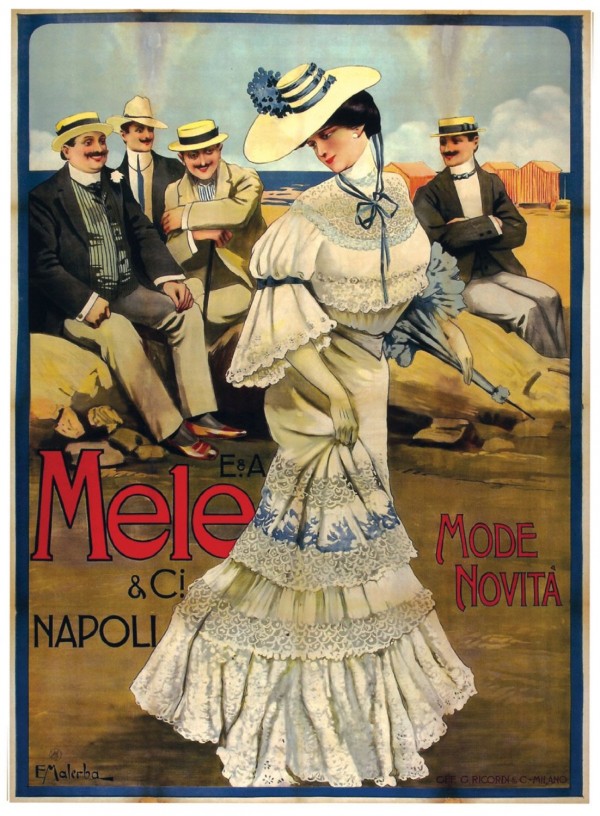 Italian Fashion advertising poster  Print